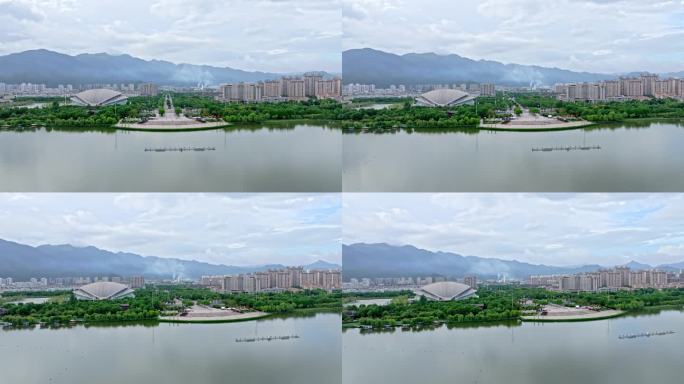 【4K】台州临海灵湖航拍
