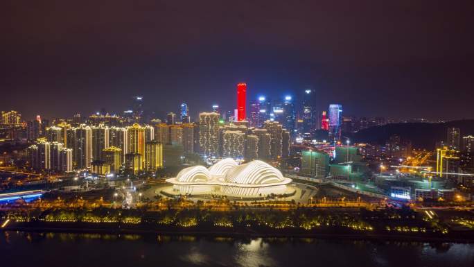 南宁五象新区夜景