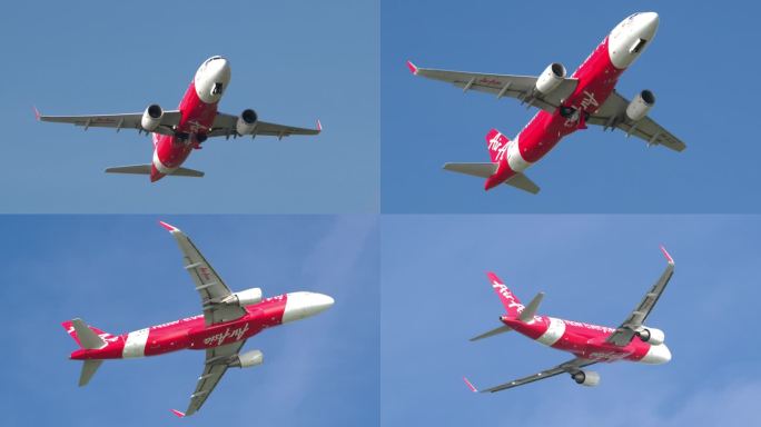 稳定：兰卡威机场亚航A320客机起飞