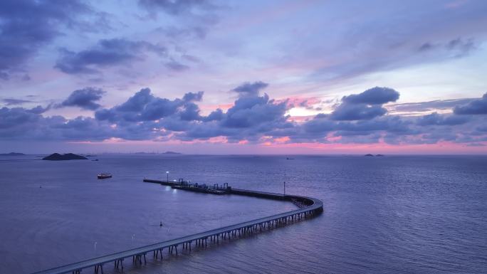 沙滩 海 舟山 岱山 航拍 海浪 大海