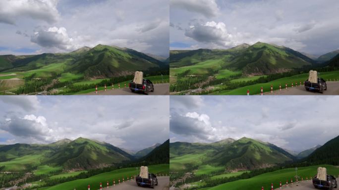 新疆喀拉峻草原山谷