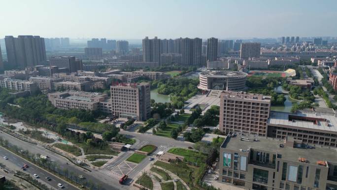陕西科技大学校园环境4K航拍合集