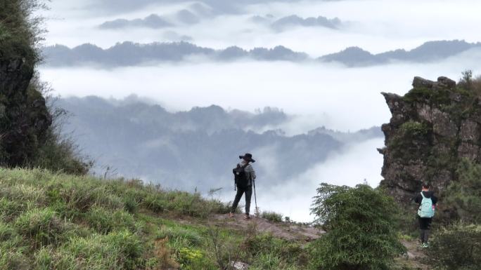 广西金秀大瑶山平兰顶徒步航拍7