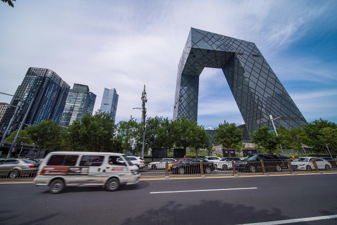 北京CBD国贸商圈延时摄影