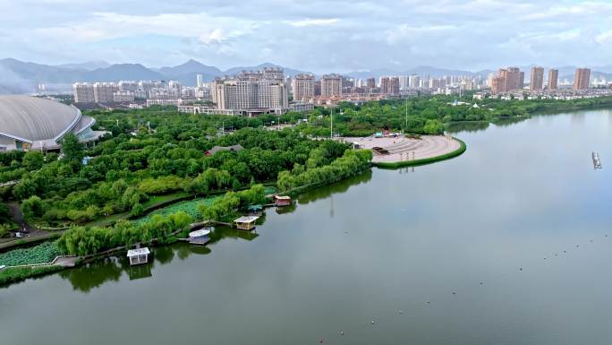 【4K】台州临海灵湖航拍