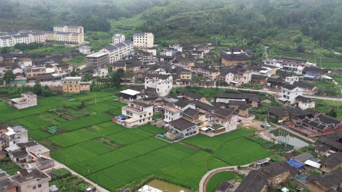 福建土楼漳州南靖云水谣景区云海航拍