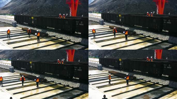 建设施工 工人 路 工艺 工程基建