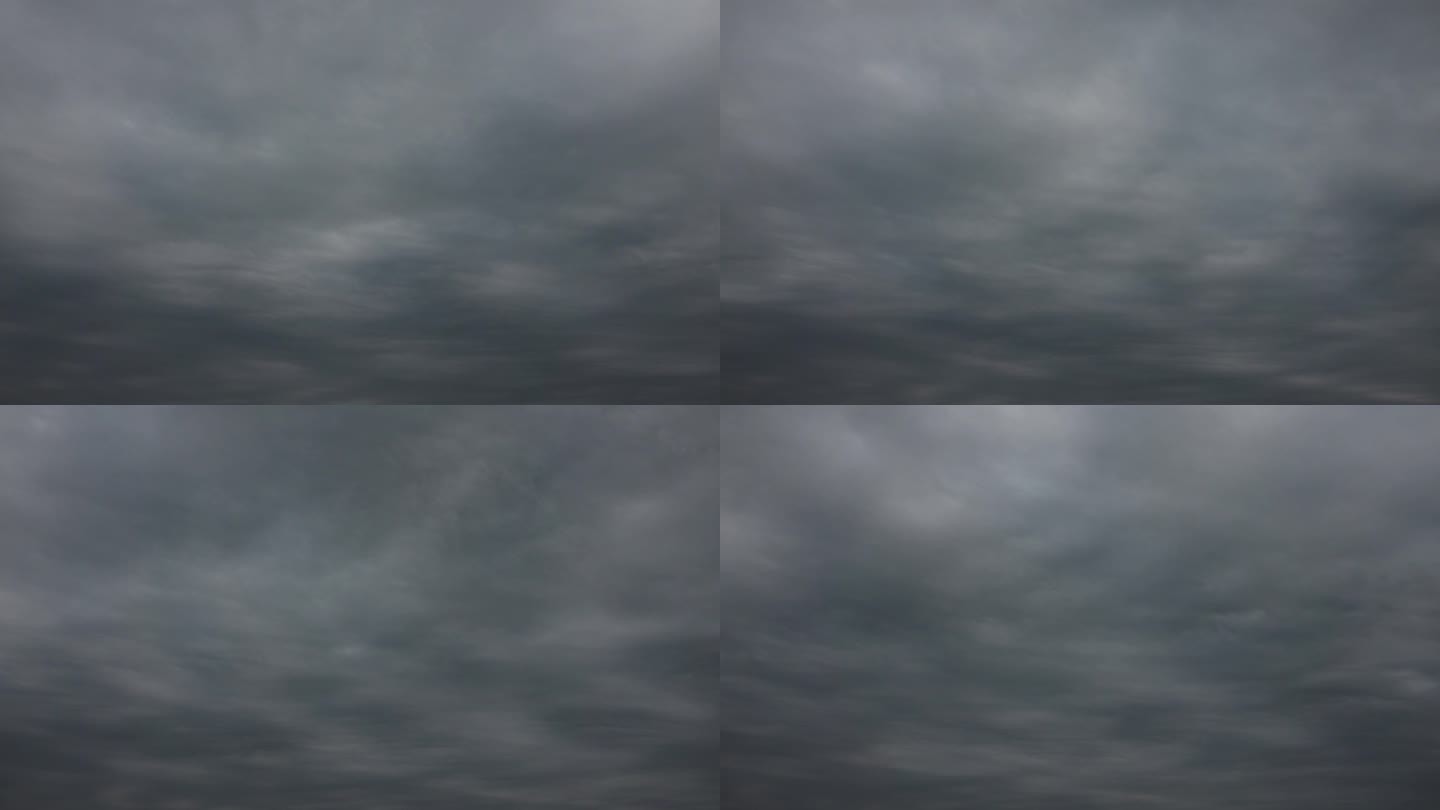 4k延时阴云密布的天空多云的天空云层延时