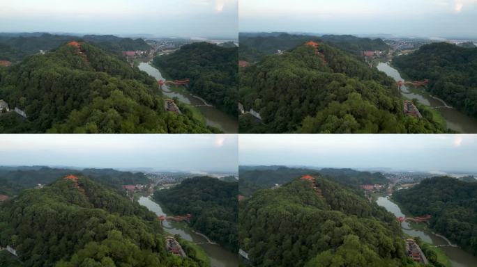 乐山 乐山大佛 灵宝塔 桂华寺  旅游广