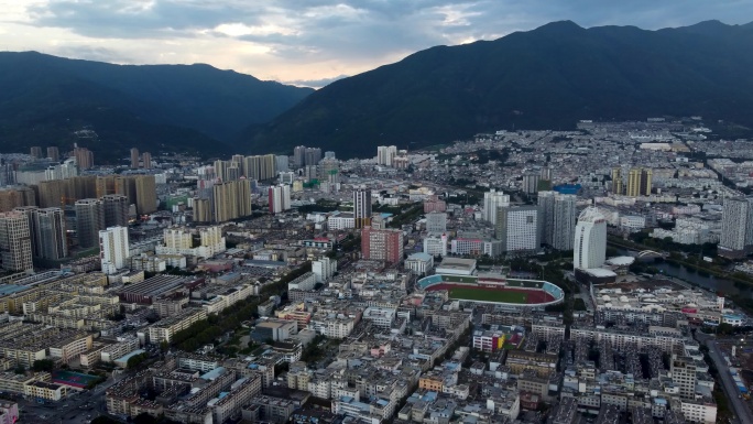 大理 地标 洱海公园  明珠广场 奥体中