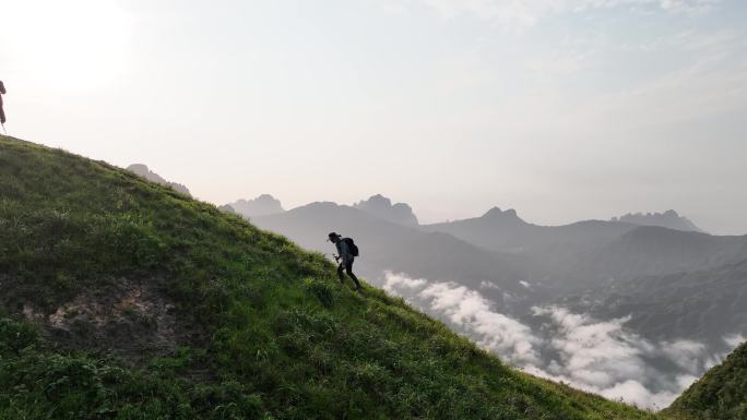 广西金秀大瑶山平兰顶徒步航拍37