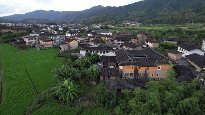 福建土楼漳州南靖云水谣景区和贵楼航拍