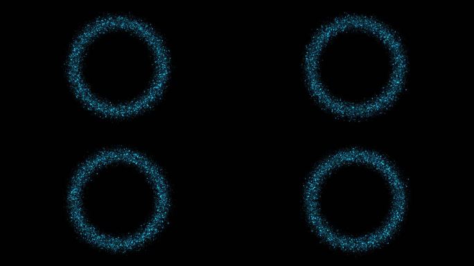 4K粒子光圈圆环（带透明通道）