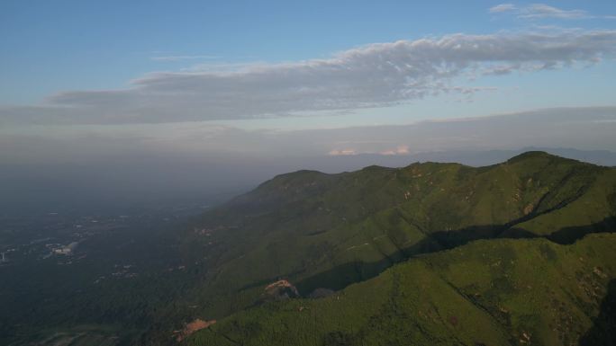 航拍陕西西安骊山风景