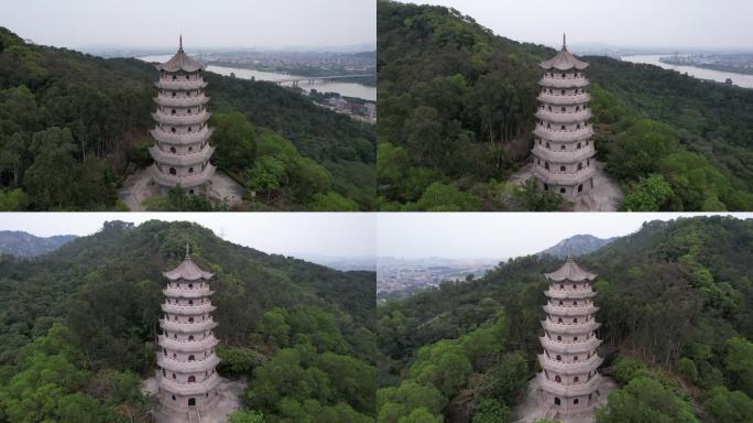 漳州市龙文塔航拍