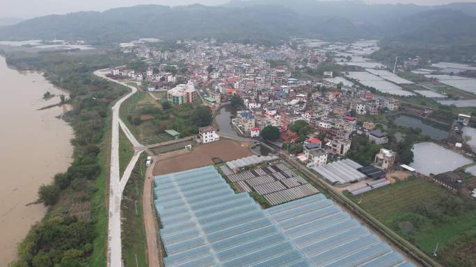 漳州市龙文区口社村田园航拍