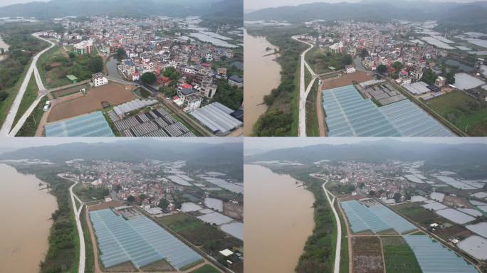 漳州市龙文区口社村田园航拍