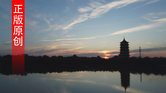 唐山丰南药王寺运河风光