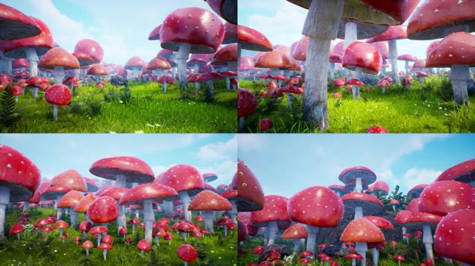 梦幻童话蘑菇