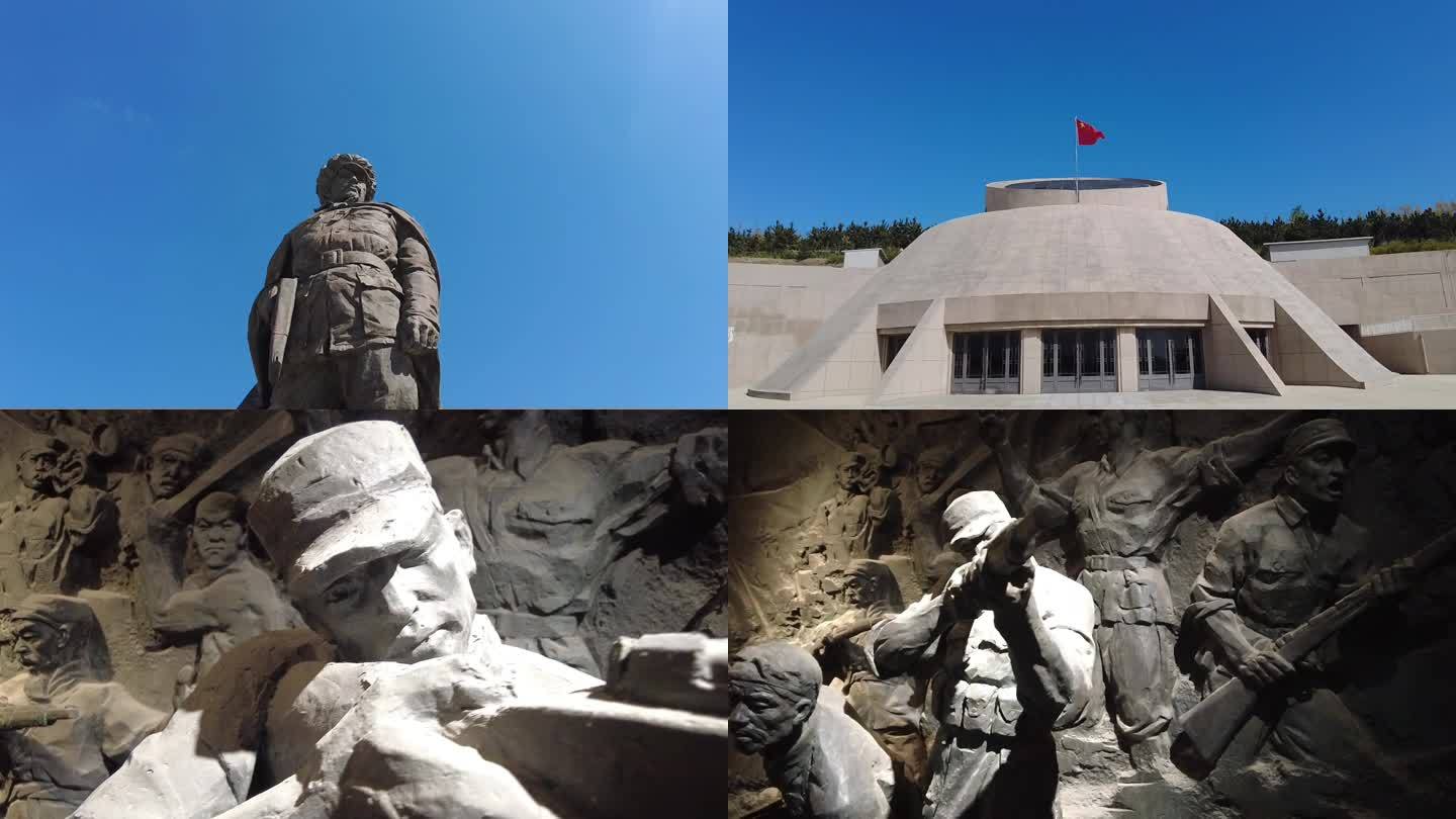 雕像 红色 爱国 杨子荣纪念馆 红色教育