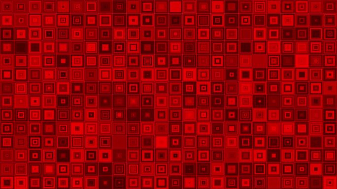4K红色大方块闪烁无缝循环
