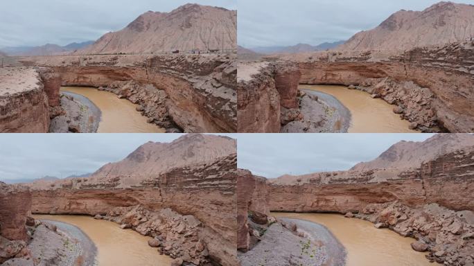 青海昆仑山大峡谷航拍