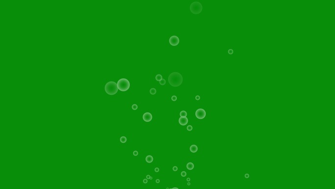 绿幕水泡鱼缸