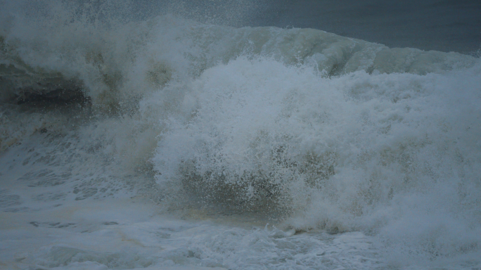 台风海浪-高速摄影