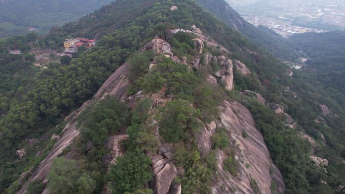 漳州云洞岩风景区风动石航拍