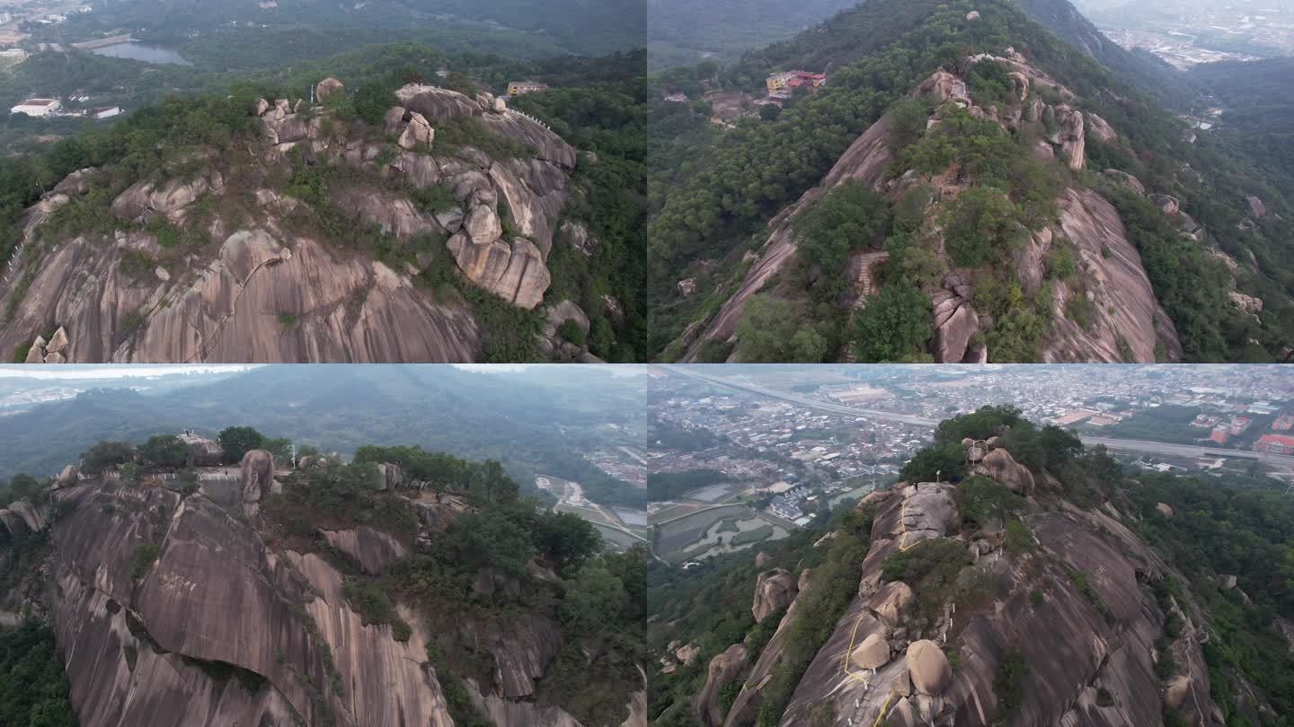 漳州云洞岩风景区风动石航拍