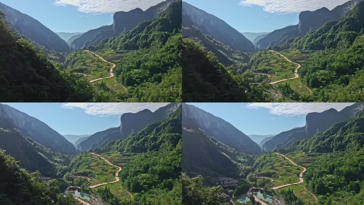 鹿院坪景区航拍4K