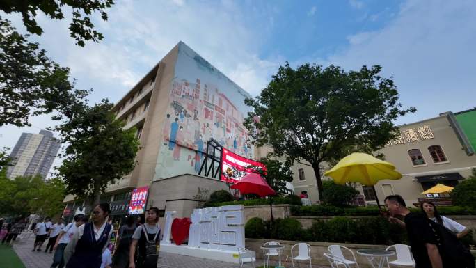 青岛大鲍岛休闲街区延时