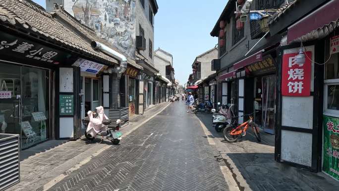 城门楼古街古城 徒步旅游景点 亳州