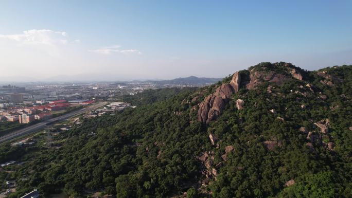 漳州云洞岩风景区风动石航拍