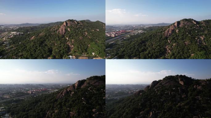 漳州云洞岩风景区风动石航拍