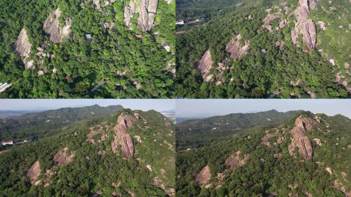 漳州云洞岩风景区风动石航拍