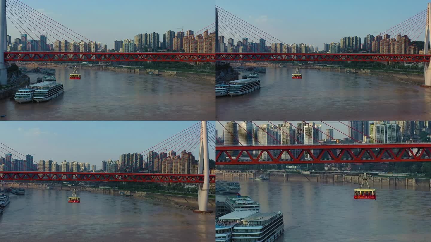 长江索道   重庆长江索道 菜园坝大桥