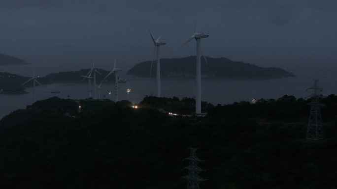 台州玉环牛头颈风车素材