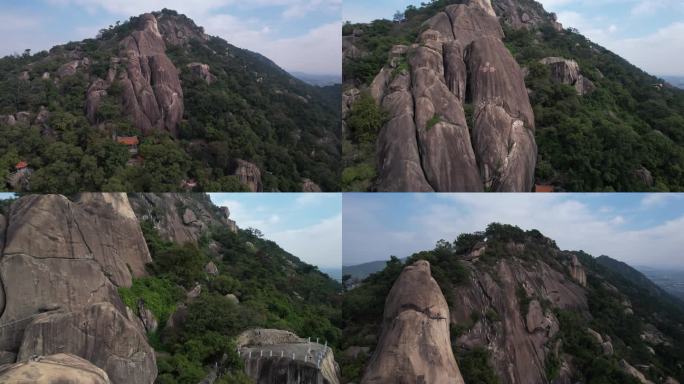 漳州云洞岩风景区风动石航拍