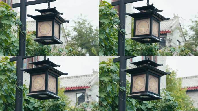 中式古风路灯
