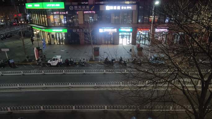4k北京街道俯拍背景素材