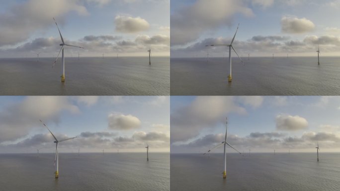 海上风力发电机4K
