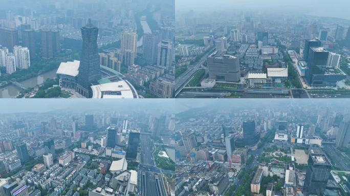【4分半钟】杭州环球中心 杭州雾霾天