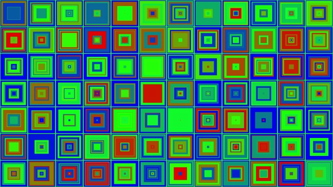 4K红绿蓝大方块闪烁无缝循环