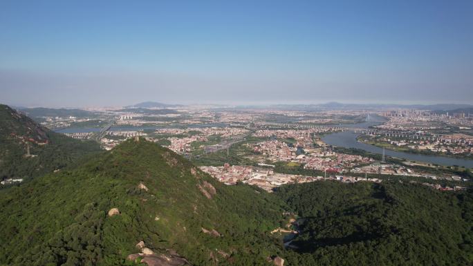 漳州云洞岩风景区风动石航拍