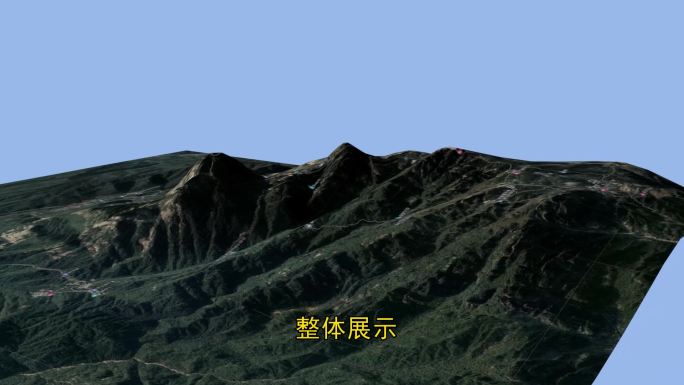 黄山三维模型（带路线）