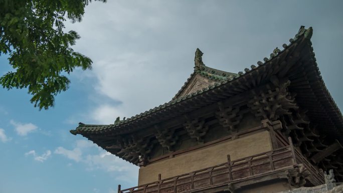 朔州崇福寺千佛阁古建特写