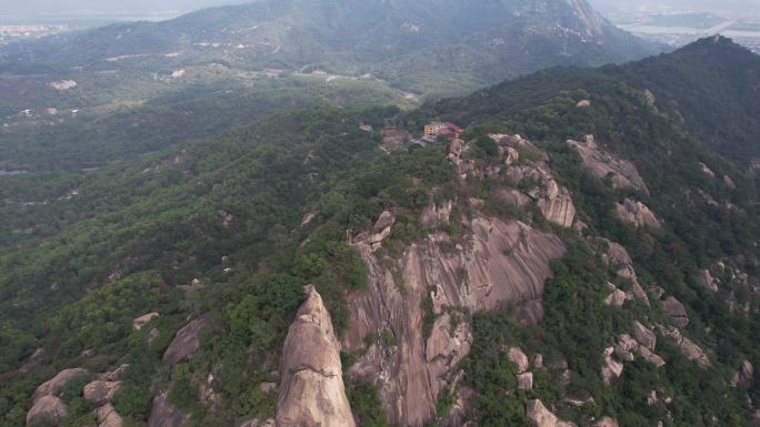 漳州云洞岩风景区风动石航拍