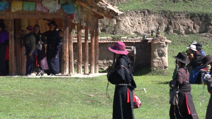 藏族民族转经祈福