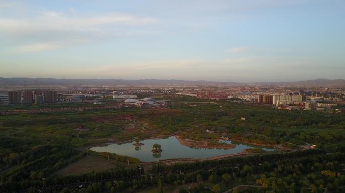 包头城市大景